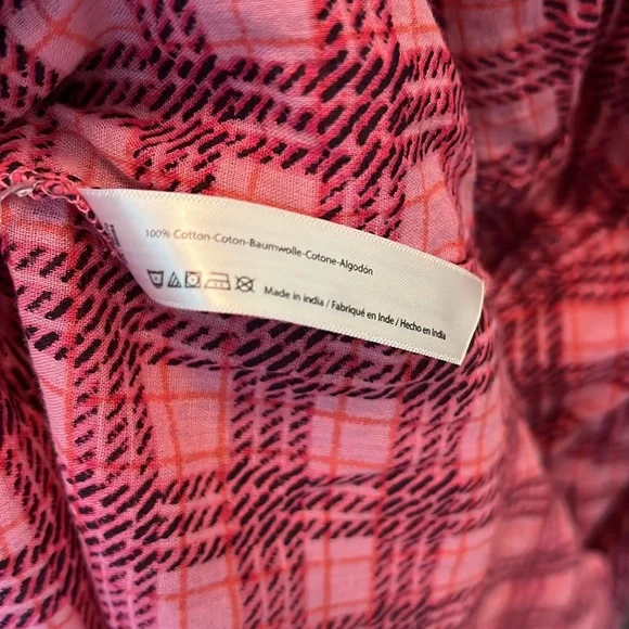 Free People Plaid Miles Tuxedo Shirt - Picture 10 of 10